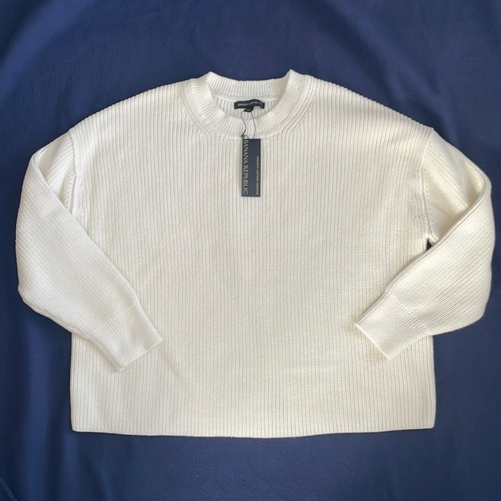 NWT Organic Cotton oversized sweater